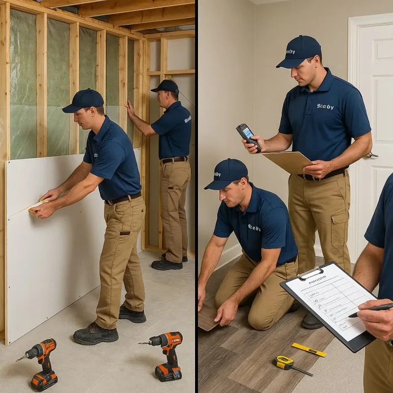 Repairs and Reconstruction process in Green Haven, MD